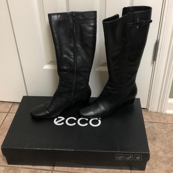 ecco black boots